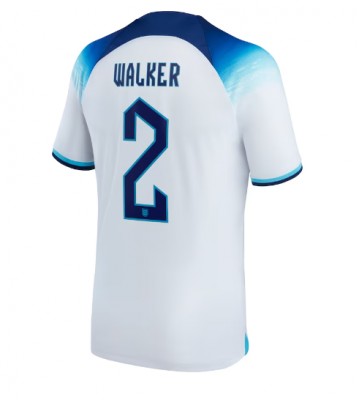 Maillot de foot Angleterre Kyle Walker #2 Domicile Monde 2022 Manches Courte